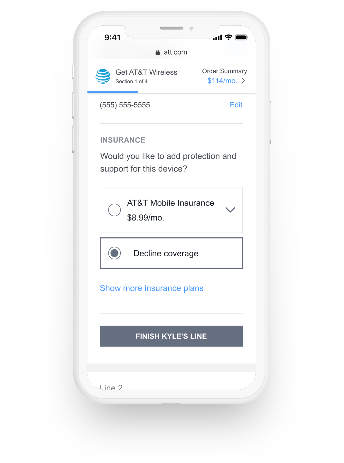AT&T Mix & Match — feature add-ons